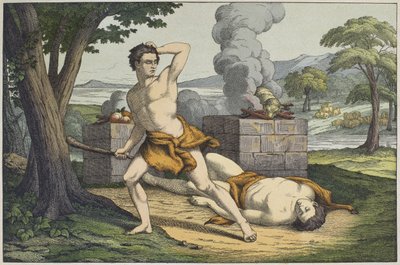 De moord op Abel, illustratie uit 