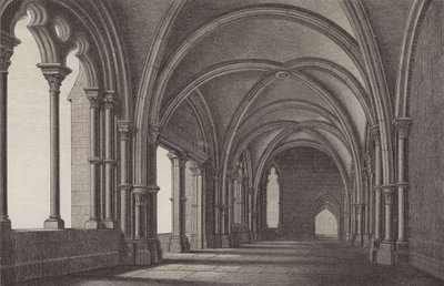 De lobby van het Maulbronn-klooster, Baden-Württemberg, Duitsland door German School