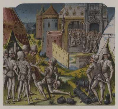 Het huwelijk van Sigismund, keurvorst van Brandenburg, en Maria van Hongarije door German School