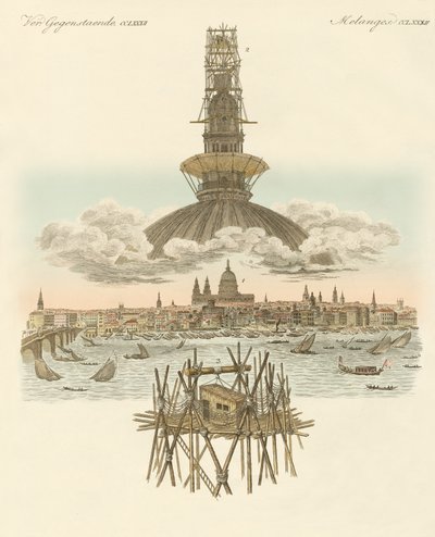 De structuur op de top van de St. Paul