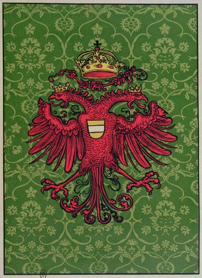 De tweekoppige adelaar van Maximiliaan I door German School