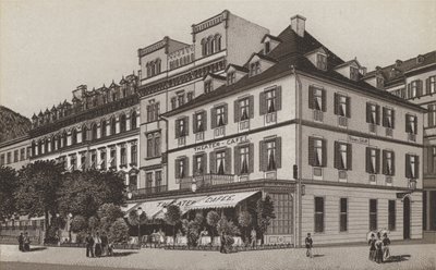 Theater Cafe, Goldner Schild door German School