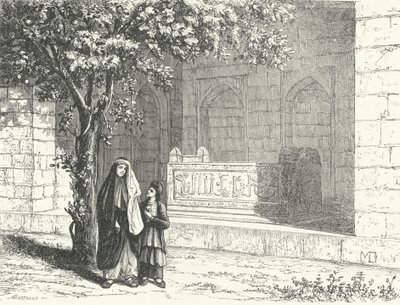 Graf van de Perzische dichter Saadi in de Iraanse stad Shiraz door German School