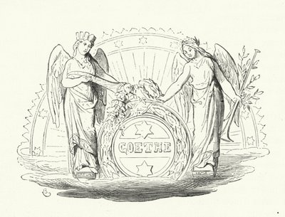 Hulde aan de Duitse auteur Johann Wolfgang Goethe door German School