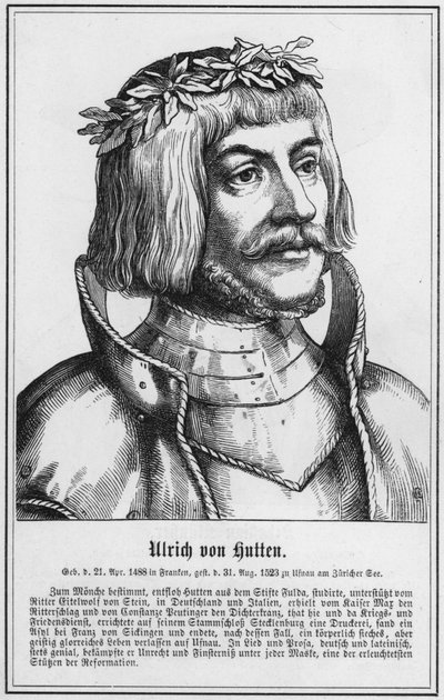 Ulrich von Hutten door German School