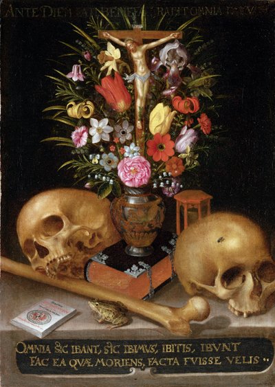Vanitas Stilleven door German School