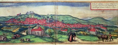 Uitzicht op de stad Burgos, uit het werk 