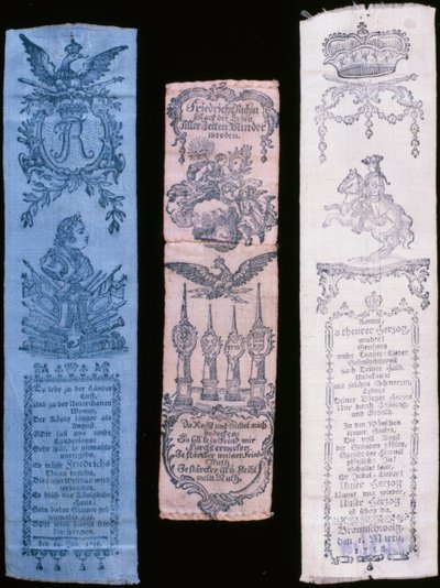 Vivat banden van Frederik II (textiel) door German School
