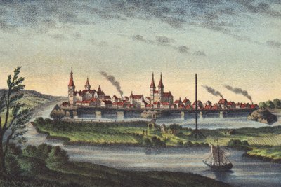 Wittenberg, hoofdstad van Chur-Sachsen, aan de rivier de Elbe, 1546 door German School