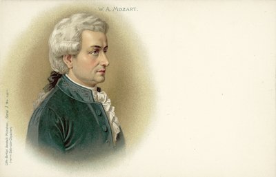 Wolfgang Amadeus Mozart door German School