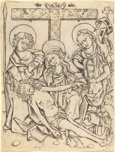 De klaagzang door German or Netherlandish 15th Century