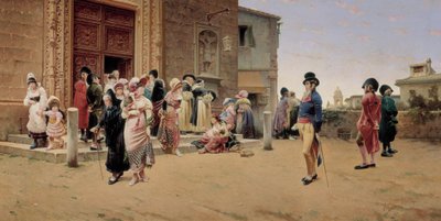 Na de kerkdienst door Germán Álvarez Algeciras