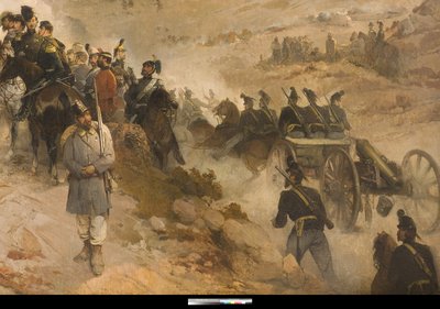 Slag bij de Chernaya door Gerolamo Induno