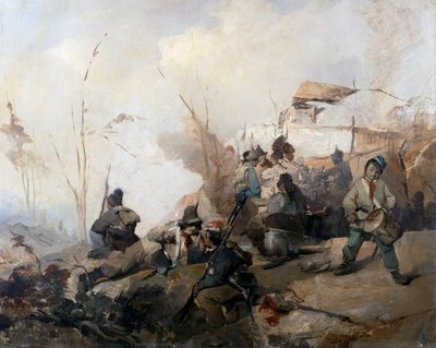 Bivak van soldaten in Garibaldi