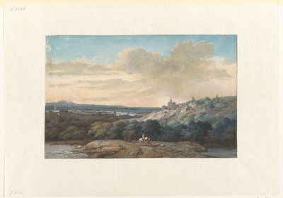 Rivierlandschap door Gerrit Battem