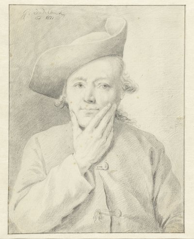Mansbuste door Gerrit Dadelbeek