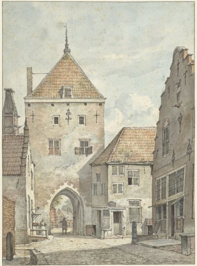 De Landpoort te Vianen door Gerrit Lamberts