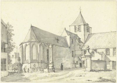 De kerk te Laeken bij Brussel door Gerrit Lamberts