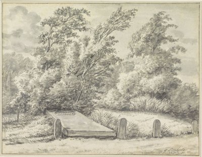 Graf van Johannes Jelgerhuis Rienksz. door Gerrit Lamberts
