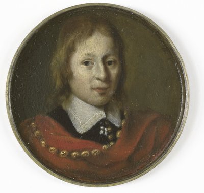Portret van een vijftienjarige jongen door Gerrit Lundens