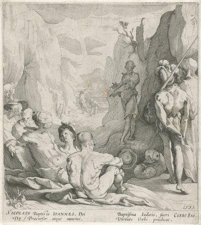 Prediking van Johannes de Doper door Gerrit Pietersz. Sweelink