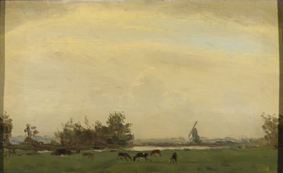 Weidelandschap aan het Spaarne door Gerrit Willem Dijsselhof