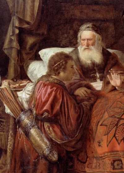 Isaak zegent Jakob door Gerrit Willemsz. Horst