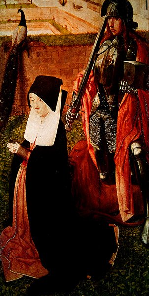 Sint Adrianus en schenker door Gerrit tot Sint Jans