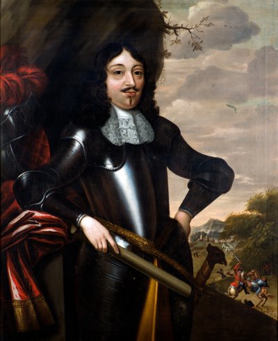 Portret, genaamd James Graham door Gerrit van (manner of) Honthorst