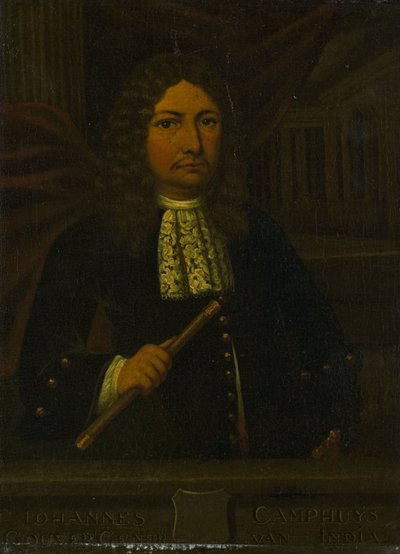 Portret van Johannes Camphuys, Gouverneur-Generaal van Nederlands-Indië door Gerrit van Goor (copy after)