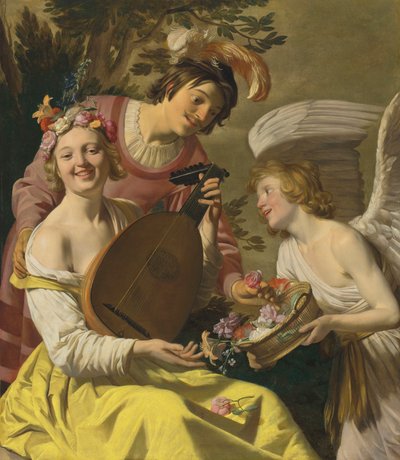 Allegorie van de Liefde door Gerrit van Honthorst