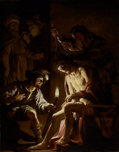 Christus Gekroond met Doornen, c.1620 door Gerrit van Honthorst