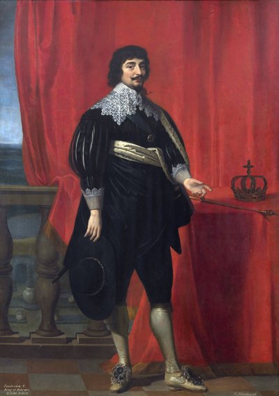Frederik V door Gerrit van Honthorst