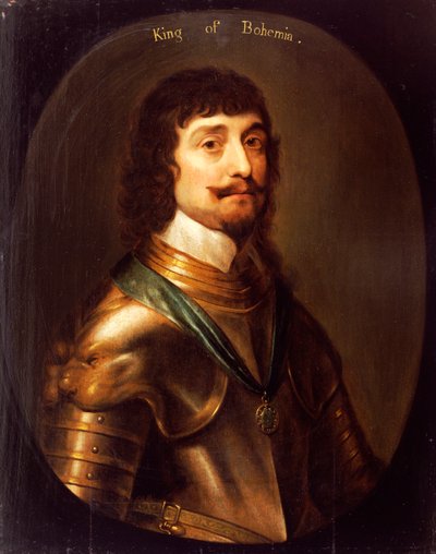 Portret van Frederik V, keurvorst van de Palts en koning van Bohemen door Gerrit van Honthorst
