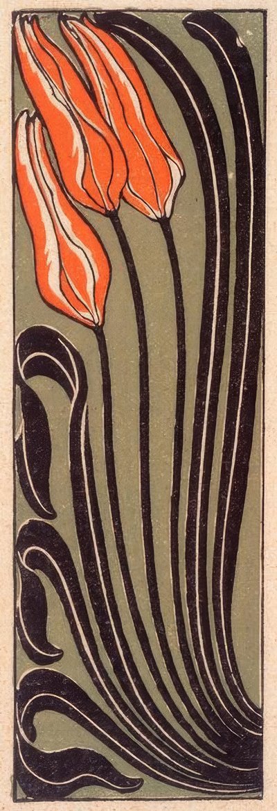 Tulpenornament door Gertrud Kleinhempel