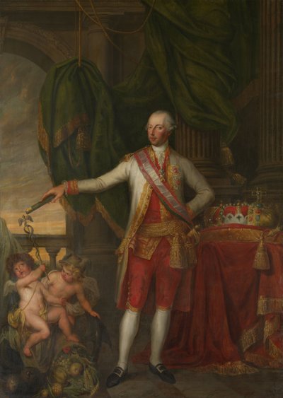 Portret van keizer Jozef II door Gertrude Cornélie Marie de Pélichy