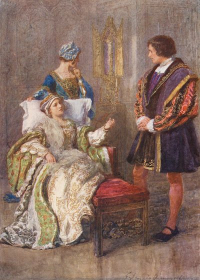 Shakespeare, Koning Hendrik VIII door Gertrude E. Demain (after) Hammond