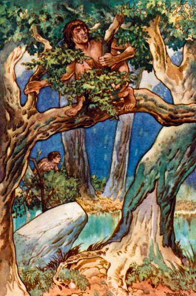 Lang, lang geleden man in het bos en moeras door Gertrude Hamilton