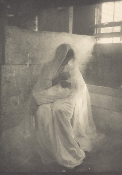 De kribbe, c.1900 door Gertrude Käsebier