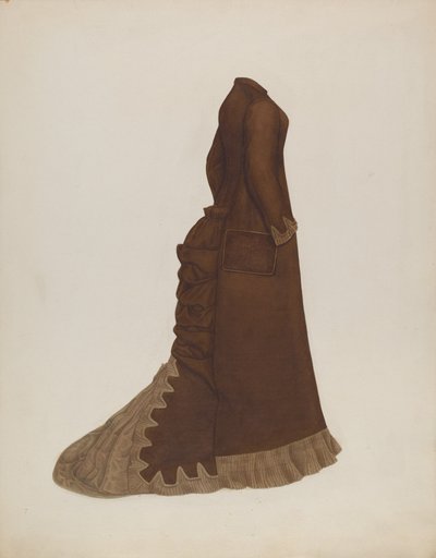 Jurk, ca. 1940 door Gertrude Lemberg