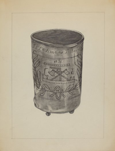 Tinbeker, ca. 1936 door Gertrude Lemberg