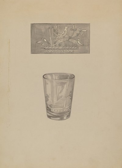 Whiskeyglas, 1935-1942 door Gertrude Lemberg