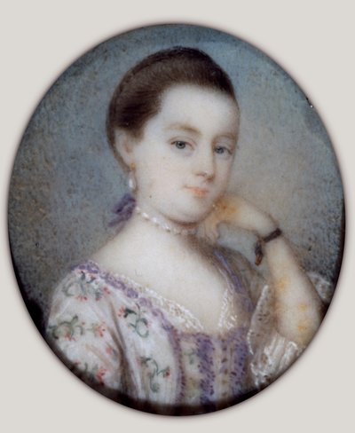 Portret van een dame door Gervase Spencer