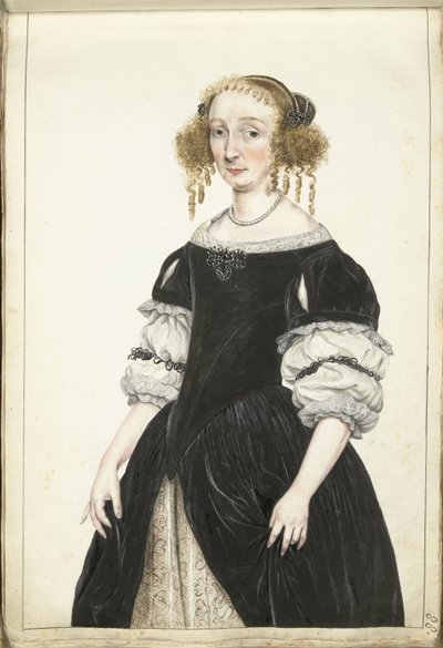 Portret van Petronella de Waert door Gesina ter Borch