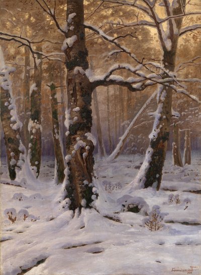 Winterochtend door Gevorg Bashindzhagyan