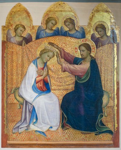 Kroning van de Maagd met engelen, c.1404 door Gherardo Starnina