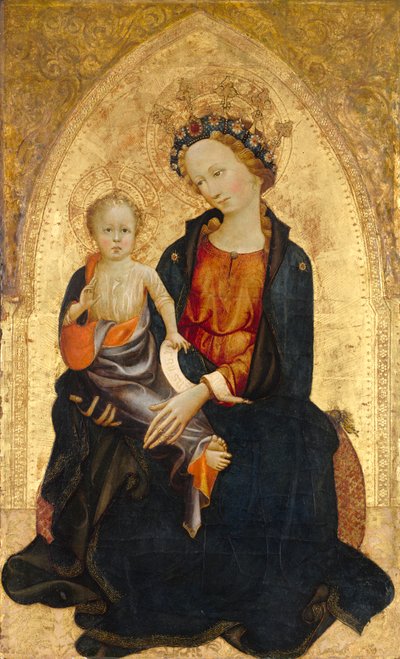 Madonna en Kind, ca. 1400 door Gherardo Starnina