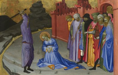 De onthoofding van Sint Margaretha, c.1409 door Gherardo Starnina
