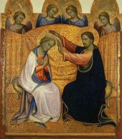 De kroning van de Maagd, ca. 1404 door Gherardo Starnina