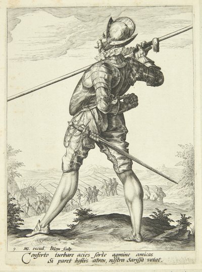 Een piekenier door Gheyn, Jacques II de
